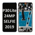 Huawei P30 Lite (24 MP SELFIE) (2019) LCD / OLED touch screen with frame (Original Service Pack) [BLACK MIDNIGHT] H-256